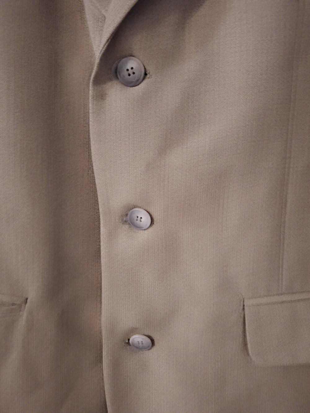 Men's Classic Tan Sport Coat Blazer - Three-Button